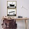 Stupell Industries Marble Clawfoot Soaking Tub 2 pc Framed Floater Canvas Wall Art Set Design by Conrad Knutsen
